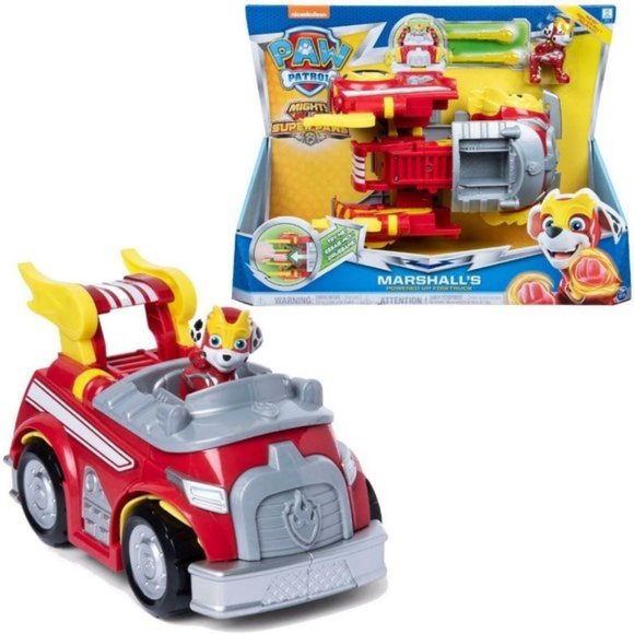 PAW PATROL Marshall’s Powered Up Fire Truck - Picture 1 of 2